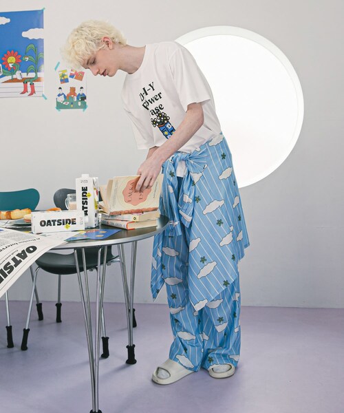 SENSE OF PLACE by URBAN RESEARCH(センスオブプレイスバイアーバンリサーチ)の「『別注』OATSIDE×SENSE OF PLACE グラフィックショートスリーブ Tシャツ A(Tシャツ/カットソー・メンズ・WHITE/BLACK/L.BLUE・M/L)」の7枚目の写真