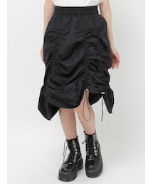 jouetie | アシメギャザーミディスカート(スカート)