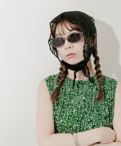 SMELLY（スメリー）の「レーススカーフ（バンダナ/スカーフ・レディース・OFF/BLK・-）」の21枚目の写真
