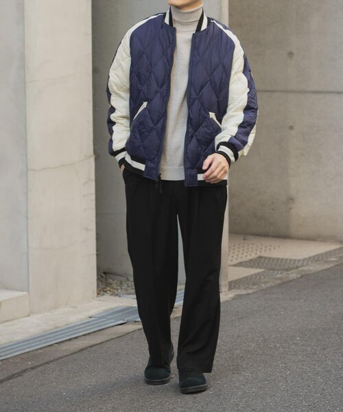 ITEMS URBANRESEARCH（アイテムズ アーバンリサーチ）の「TAION　Reversible SKAJAN Down Jacket（その他アウター・メンズ・BLK×NVY/BGD×D.NVY・M/L/XL）」の6枚目の写真