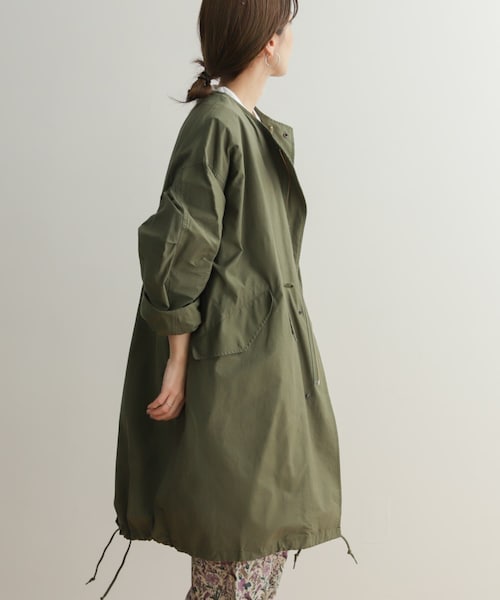 URBAN RESEARCH DOORS（アーバンリサーチドアーズ）の「3WAYノーカラーモッズコート（モッズコート・レディース・KHK×BEG/NAVY×NAVY・M）」の8枚目の写真