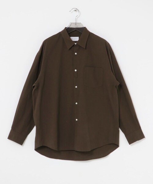 URBAN RESEARCH（アーバンリサーチ）の「new basic　QUIET REGULAR SHIRTS（シャツ/ブラウス・メンズ・ECRU/BROWN/BEIGE・M/L/XL）」の9枚目の写真