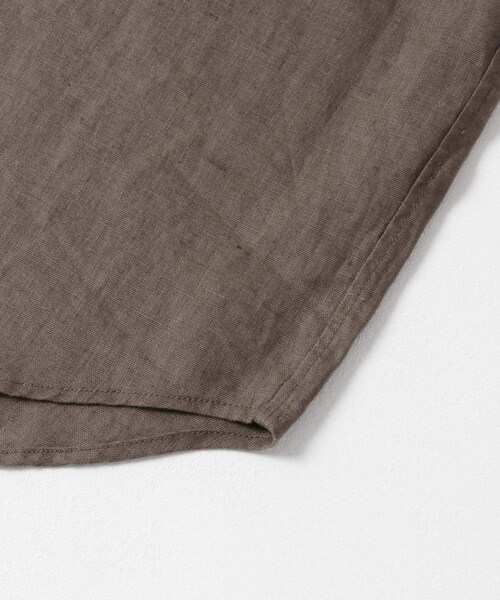 URBAN RESEARCH（アーバンリサーチ）の「LINEN SHORT-SLEEVE SHIRTS（シャツ/ブラウス・メンズ・WHITE/BLUE/BROWN/D.NAVY・S/M/L）」の16枚目の写真