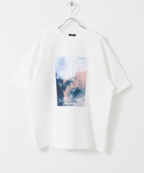 ITEMS URBANRESEARCH（アイテムズ アーバンリサーチ）の「Art Graphic ポンチTシャツ Dewy（Tシャツ/カットソー・メンズ・WHT/BLK・M/L）」の11枚目の写真