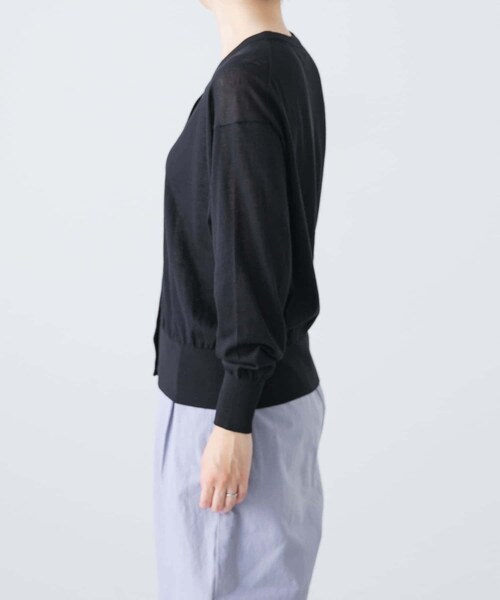 かぐれ（カグレ）の「コットンエアリーカーディガン（カーディガン/ボレロ・レディース・YELLOW/GRAY/BLACK・FREE）」の14枚目の写真