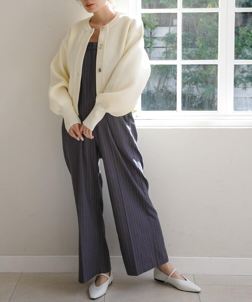 URBAN RESEARCH Sonny Label（アーバンリサーチサニーレーベル）の「REMME　ストラップフラットシューズ（その他シューズ・レディース・WHITE/BLACK・37/38）」の8枚目の写真
