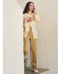 Ungrid | ロールアップワイドチノパンツ(チノパンツ)