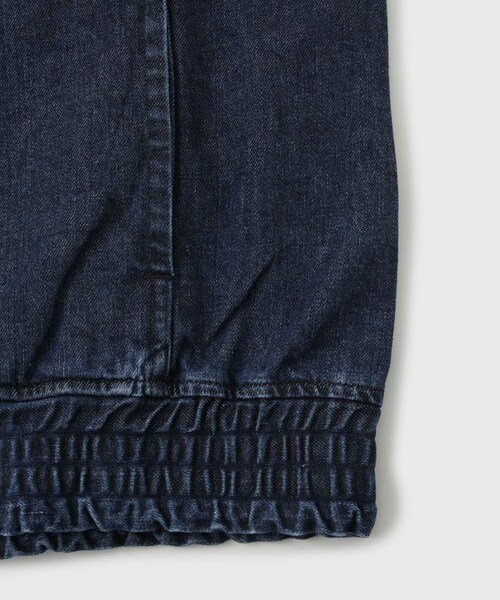 ADAM ET ROPE'(アダムエロペ)の「【THOUSANDS/サウザンズ】SELVAGE DENIM TRUCK JACKET(デニムジャケット・メンズ・ブラック/ネイビー・L/M)」の10枚目の写真