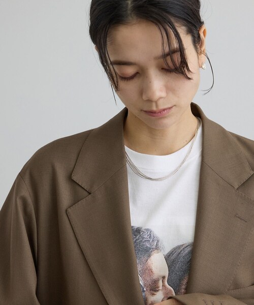 ADAM ET ROPE'（アダムエロペ）の「【J'aDoRe・一部店舗限定】【COUTURE D'ADAM（クチュール ド アダム）】BIG JK Single Blazer Desert（テーラードジャケット・レディース・キャメル・38）」の20枚目の写真