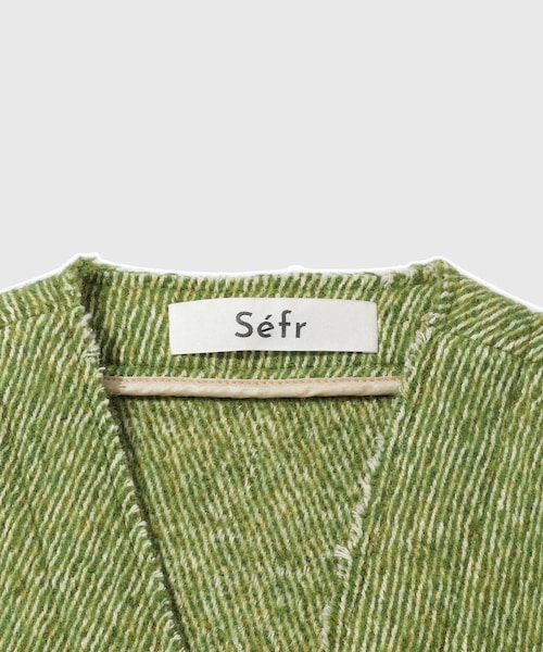 ADAM ET ROPE'（アダムエロペ）の「【Sefr/セファ】PAVEL CARDIGAN（カーディガン/ボレロ・メンズ・グリーン・M/S）」の8枚目の写真