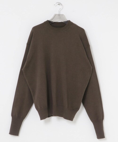 URBAN RESEARCH(アーバンリサーチ)の「C/CA CREW NECK KNIT(ニット/セーター・メンズ・BLACK/BROWN/RED・M/L)」の2枚目の写真