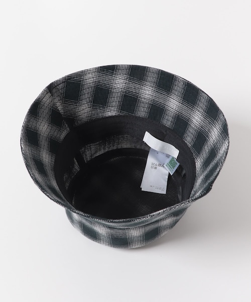 SENSE OF PLACE by URBAN RESEARCH（センスオブプレイスバイアーバンリサーチ）の「『ユニセックス』チェックバケットハットB（ハット・メンズ・BLACK/IVORY/NAVY・one）」の13枚目の写真