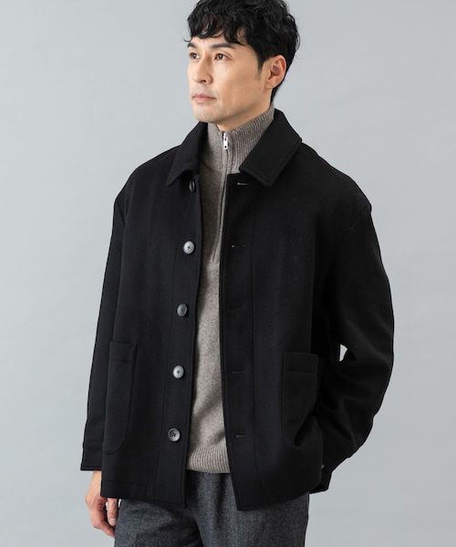 URBAN RESEARCH ROSSO(アーバンリサーチロッソ)の「スーパー100 シングルPコート(その他アウター・メンズ・CHARCOAL/NAVY/BLACK・M/L)」の1枚目の写真