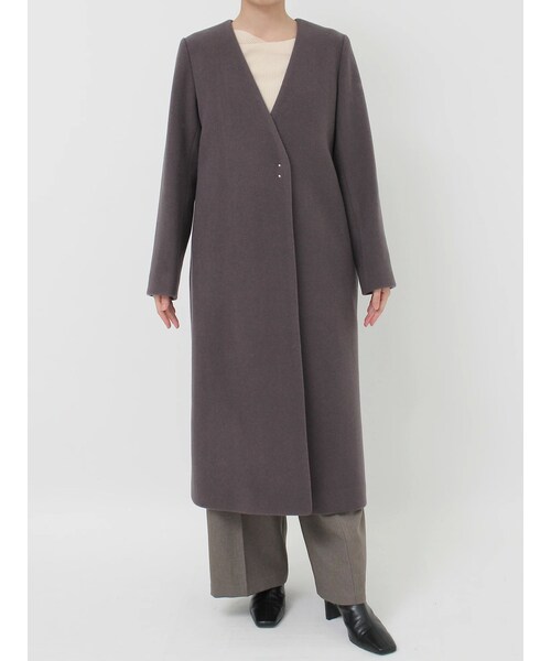 LAGUNAMOON（ラグナムーン）の「ノーカラーウールコート