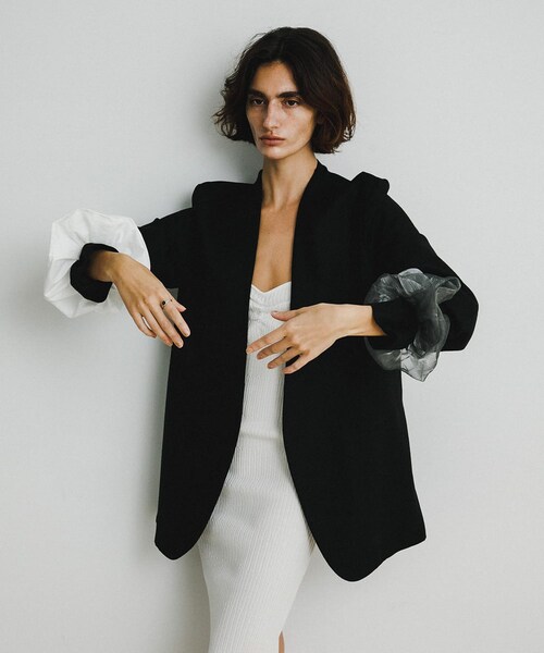 URBAN RESEARCH（アーバンリサーチ）の「decor『デコール』　B Chou Chou（ヘアゴム・レディース・シアーBLACK/BLACK/MILK/シアーGRAY・-）」の16枚目の写真