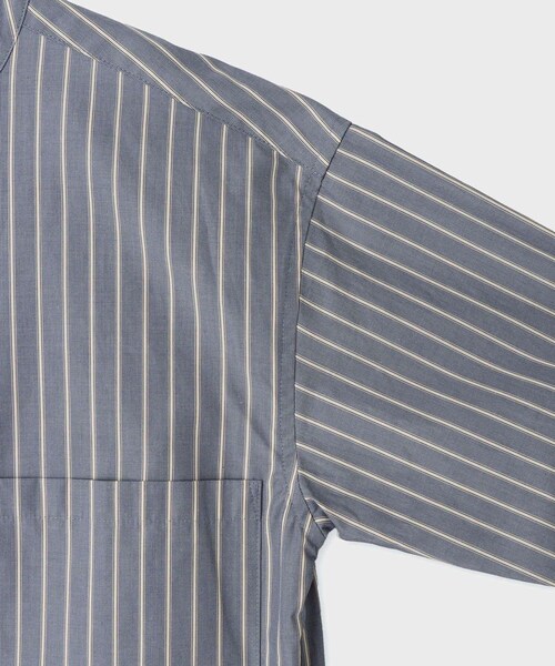 ROPE'(ロペ)の「【drawell(ドロウェル)】MAXI SHIRT DRESS|ワンピース(シャツワンピース・レディース・ダークブラウン/ネイビー・F)」の6枚目の写真