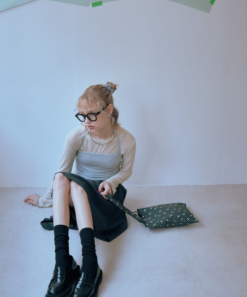 SMELLY（スメリー）の「プリントトートバッグS（トートバッグ・レディース・CHERRY/STRIPE/CHECK/DOT/FLOWER/EMBROIDERY・S）」の20枚目の写真
