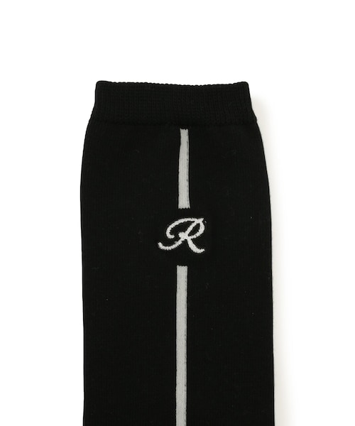 ROPE'（ロペ）の「【抗菌防臭】ライン使いハイソックス（ソックス/靴下・レディース・ブラック/ブラック系/ホワイト/ホワイト系・F）」の6枚目の写真