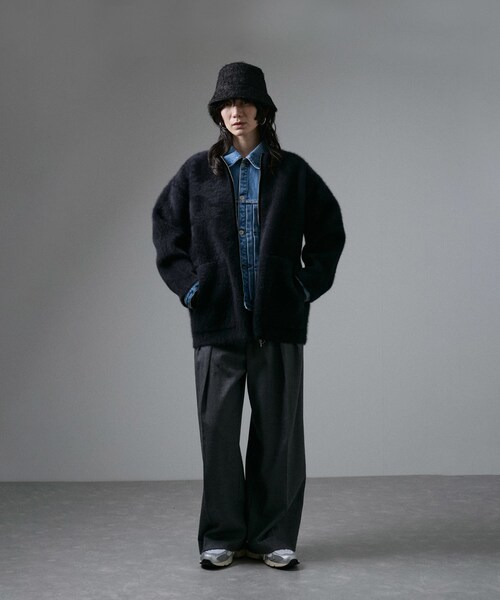 ADAM ET ROPE'(アダムエロペ)の「【La Maison de Lyllis(メゾンドリリス)】BELL(ハット・レディース・ブラック/ブラウン・F)」の10枚目の写真