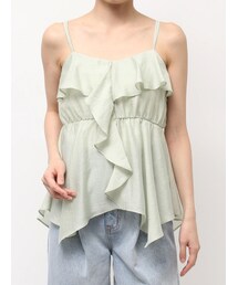 LAGUNAMOON | ラッフルフリルキャミブラウス(キャミソール)