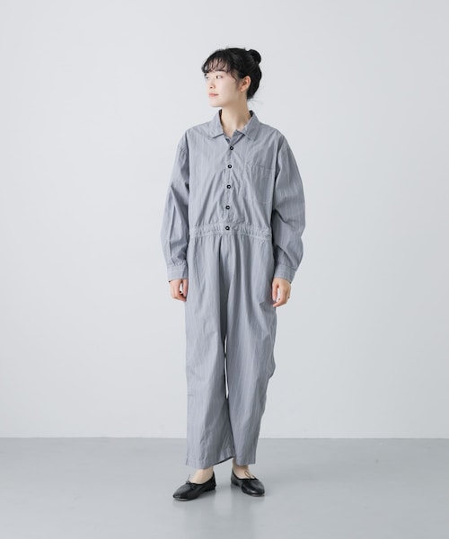 かぐれ（カグレ）の「Harrow Town Stores STRIPE OVERDYE OVERALLS