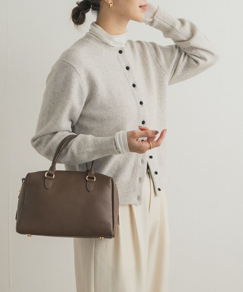 URBAN RESEARCH DOORS（アーバンリサーチドアーズ）の「ウールサテン釦コンパクトカーディガン（カーディガン/ボレロ・レディース・L/GRAY/YELLOW/TOP GRAY・M）」の8枚目の写真