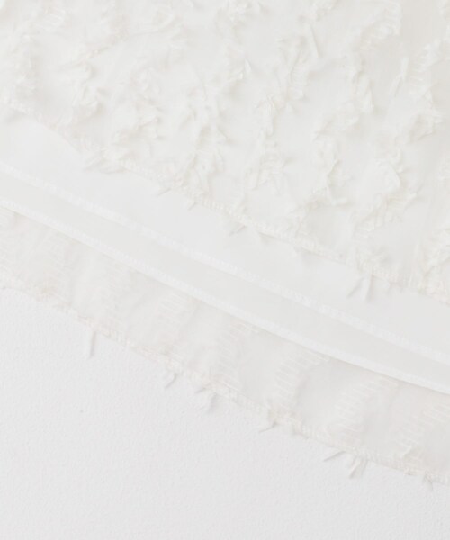 URBAN RESEARCH ROSSO（アーバンリサーチロッソ）の「F by ROSSO　リボンジャガードフレアスカート（スカート・レディース・WHITE/GRAY・36/38）」の10枚目の写真