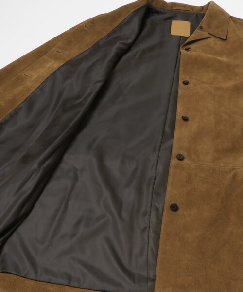 URBAN RESEARCH(アーバンリサーチ)の「LE17SEPTEMBRE COW LEATHER SUEDE LONG COAT(テーラードジャケット・レディース・BROWN・36)」の7枚目の写真