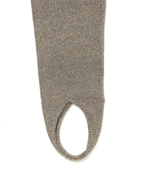 ADAM ET ROPE'（アダムエロペ）の「ラメルーズトレンカ（レギンス/スパッツ・レディース・グレー/ダークブラウン・F）」の8枚目の写真