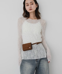 SENSE OF PLACE by URBAN RESEARCH | シアーレースカットトップ(Tシャツ/カットソー)