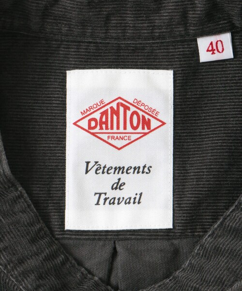 URBAN RESEARCH DOORS（アーバンリサーチドアーズ）の「DANTON　BAND COLLAR SHIRTS LONG-SLEEVE（シャツ/ブラウス・メンズ・MOLE BROWN/SAND BEIGE/CHARCOAL・38/40/42）」の13枚目の写真