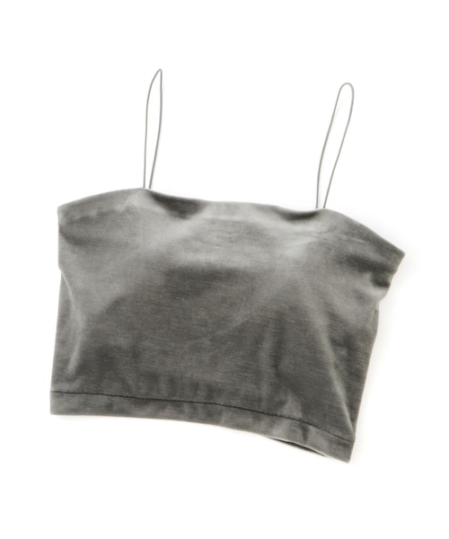 ADAM ET ROPE'（アダムエロペ）の「【EMOELLE】カップ付きベロアキャミソール（キャミソール・レディース・グレー/ダークブラウン系・F）」の18枚目の写真