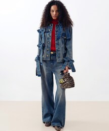 URBAN RESEARCH | GANNI TINT RIGID DENIM BOW JACKET(デニムジャケット)