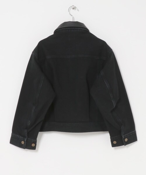 URBAN RESEARCH ROSSO(アーバンリサーチロッソ)の「『別注』Lee×ROSSO 2WAY COLLAR SHORT JACKET(デニムジャケット・レディース・OW BLACK/OW BLUE・Short)」の8枚目の写真