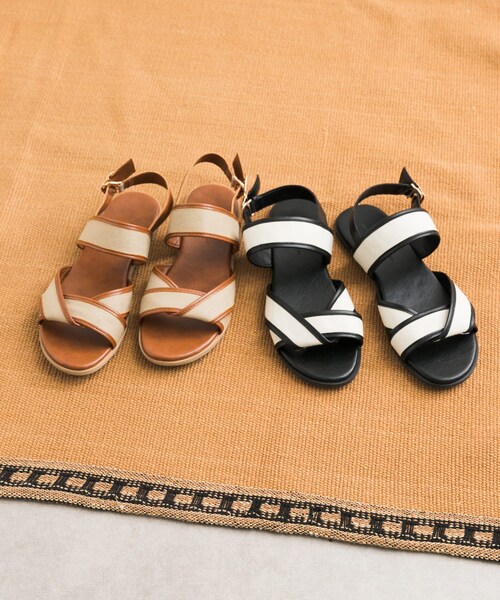 URBAN RESEARCH DOORS（アーバンリサーチドアーズ）の「パイピングサンダル（サンダル・レディース・BEGxBRN/NTLxBLK・36/37/38）」の15枚目の写真