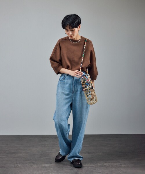 ADAM ET ROPE'(アダムエロペ)の「【J'aDoRe・店舗限定】【LA PRESTIC OUISTON】BOTTLE HOLDER(かごバッグ・レディース・キナリ系・F)」の9枚目の写真