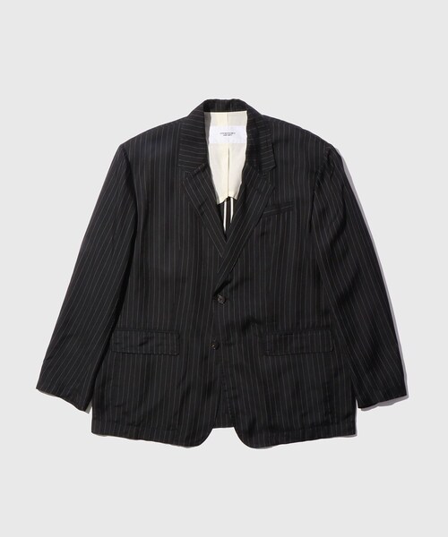 ADAM ET ROPE'(アダムエロペ)の「【JOHN MASON SMITH/ジョン メイソン スミス】WASHED CUPRO OVERSIZED 2B TAILORED JACKET(テーラードジャケット・メンズ・ブラック系・L/M/S)」の3枚目の写真