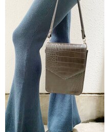 GYDA | エナメルクロコミニショルダーBAG(ショルダーバッグ)