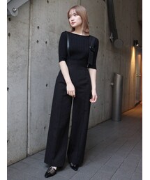 MURUA | ハイウエストロンパース(つなぎ/オールインワン)