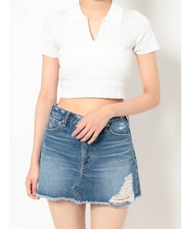 GYDA | BACK OPEN POLOニットTOPS(ニット/セーター)