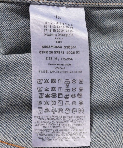 ADAM ET ROPE'(アダムエロペ)の「【Maison Margiela/メゾン マルジェラ】DENIM SPORTS JKT BLUE(デニムジャケット・メンズ・ブルー系・46/48)」の15枚目の写真