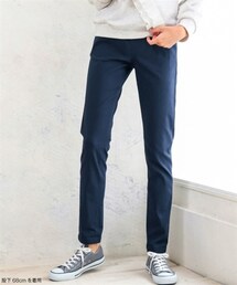 nissen | 超ストレッチレーヨン混スリムパンツ（ゆったり太もも）（選べる3レングス）＜大きいサイズ有＞(パンツ)