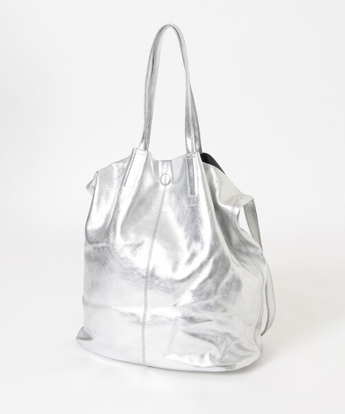 URBAN RESEARCH（アーバンリサーチ）の「Morphee　3WAY LARGE TOTE（トートバッグ・メンズ・SILVER/DARK CHOCO・FREE）」の11枚目の写真