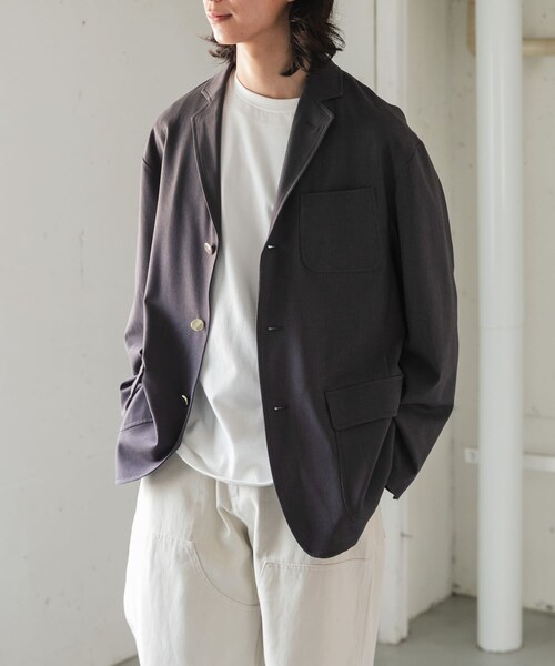 URBAN RESEARCH DOORS(アーバンリサーチドアーズ)の「FORK&SPOON TRテーラードジャケット(テーラードジャケット・メンズ・CHARCOAL/NAVY・4/5)」の16枚目の写真