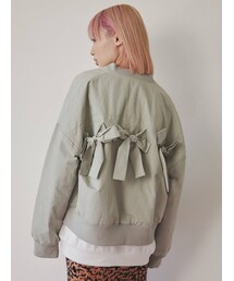 merry jenny | Back Ribbon MA1(MA-1)