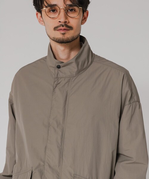 URBAN RESEARCH（アーバンリサーチ）の「NYLON SHORT MODS BLOUSON（テーラードジャケット・メンズ・BLACK/GREIGE・M/L）」の15枚目の写真