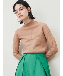 ELENDEEK | HIGH NECK SHEER RIB KT(ニット/セーター)