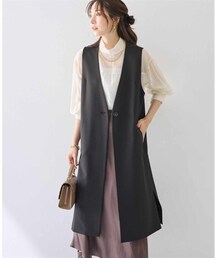 nissen | ロングジレ【OtonaSMILE】(ベスト)