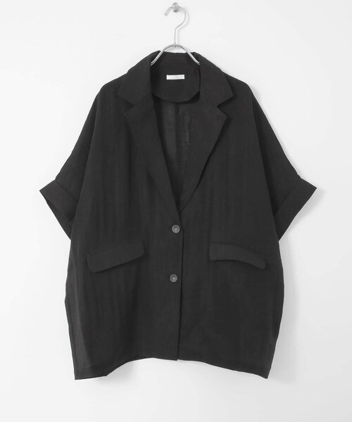 ITEMS URBANRESEARCH（アイテムズ アーバンリサーチ）の「シアードルマンジャケット（テーラードジャケット・レディース・WHT/BLK/BRN/CHK・FREE/Free）」の22枚目の写真