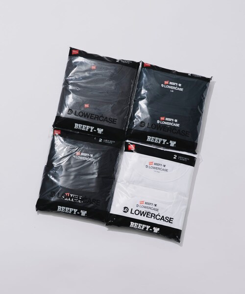 URBAN RESEARCH(アーバンリサーチ)の「HANES×LOWERCASE LOWERCASE 2P BEEFY-T SS(Tシャツ/カットソー・メンズ・WHITE/WHT/BLK/BLACK/D.GRAY/NAVY・M/L/XL/XXL)」の14枚目の写真